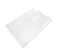 Ciieeo Panneau de Toiture pour Serrage, Plaque de Toiture en Plastique Ondulé Transparente, 15,75x11,8x0,8 Pouces, pour Patio et Canopy, Résistant aux Intempéries, Découpable