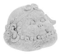 Ciieeo Petite Statue de Bouddha pour Aquarium, Décoration Paysage en Grès | Réutilisable, Style Traditionnel Chic, pour Bureau et Bassin, Figure Compacte, Ornements Solide