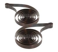 Ciieeo Pièce Mécanique de Rechange pour Réveil Vintage en Acier 2pcs, Ressort Principal pour Réparation D'horloge, Fonctionnement Fluide pour Projets DIY Horlogerie