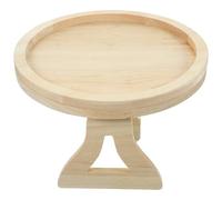 Ciieeo Plateau D'accoudoir de Canapé en Bois Plateau Latéral de Canapé Rond Pliable et Portable à Clipser Maison et Lit