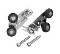 Ciieeo Rails De Guidage Pour Porte De Placard Coulissante Roulettes De Porte Coulissante Galet De Guidage Pour Meuble Système De Roulement Fluide Et Silencieux Installation Facile Pour