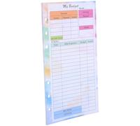 Ciieeo Recharges pour Agenda Budgétaire A6 14 Feuilles Colorées Dégradé, Papier Épais Perforé 6 Trous, Inserts pour Planificateur Personnel et Organisation Budgétaire au Bureau Voyage