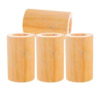 Ciieeo Rehausseurs de Meubles en Bois Rond 4pcs pour Chaise et Table, Haute Capacité de Charge, Installation Facile, pour Usage Domestique et Peinture DIY
