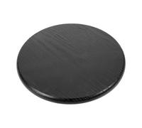Ciieeo Remplacement De Siège De Chaise Rond en Bois 11.42 Pouces Noir Bois Sécurisé pour Maison Et Tabouret Simple