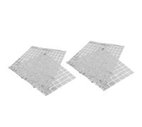 Ciieeo Rideaux pour Décoration de Fête 2pcs en Plastique Réutilisables à Franges Métalliques Argentés et Fond Photo Disco Party