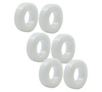 Ciieeo Ruban Adhésif Invisible pour Double Paupière Blanc, Étanche et Respirant en Pe, 6 Rouleaux de 1,25cm X 900cm, pour Maquillage et Activités Quotidiennes