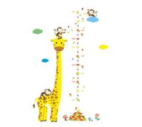 Ciieeo Sticker Mural Girafe en Pvc pour Chambre D'garçon et Filles, Décoration Murale Créative Étanche et Facile à Enlever, pour Chambre et Décor de Fond