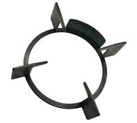 Ciieeo Support de Poêle en Fonte Noir Antidérapant pour Wok Isolation Thermique et Résistance la Chaleur, Accessoire la Cuisine pour Plaques de Cuisson