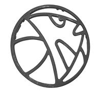 Ciieeo Support pour Wok en Fonte Noir Multi-fonctionnel et Antidérapant pour Cuisinière à Gaz, Accessoire Pratique Cuisine, Adapté aux Casseroles et Poêles