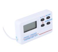 Ciieeo Thermomètre Numérique en Plastique Alarme de Température Haute et Basse, Écran Lcd Haute Précision pour Usage Intérieur et Extérieur Cuisine
