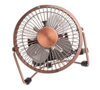 Ciieeo Ventilateur Portable USB en Métal Léger et Silencieux, Petit Ventilateur de Table Compact pour Bureau et Maison, Design Vintage et Consommation Faible D'énergie pour Sandales