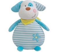 CIJEP Luminou chien bleu peluche lumineuse naturelle fonctionne sans pile et 30 cm multicolore G