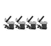Cikonielf 4 Pièces Générateurs à Essence Amortissement Pieds Coussin de Fer Coussinets Anti-Vibration Support de Pied pour Générateur de Moteur à Essence Agricole 168F/170F 2KW-3KW