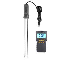 Cikonielf Humidimètre avec sonde Longue Numérique Grain Blé Riz Maïs Outil de Mesure de l'humidité Compteur d'humidité Accessoire de Cuisine Mètre d'humidité Multifonctionnel en Fibre