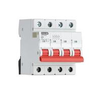 CILIA Interrupteur de Sectionneur 25A/40A/63A 4P 415V AC, Montage Sur Rail DIN, Occupe 4 Modules, In=40A (JVD16-63-4P-40A)