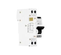 CILIA Interrupteur magnétothermique différentiel, RCBO, 1 module, In=C32, raccord DIN (universel pour n'importe quelle unité dans le commerce),1P+N, 230 Vac, Type AC, Courbe d'intervention C