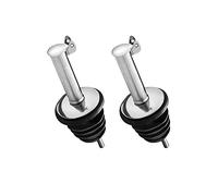 Cilio 107180 Bec verseur Mezzo - Lot de 2, Acier Inoxydable, Argent