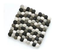 Cilio Dessous de plat carré - Noir