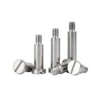 Cilky Vis à métal 2/5 pièces M2 M2.5 M3 M4 M5 M6 304 Fente Fendue en Acier Inoxydable positionnement épaule étape vis Bouchon vis roulement Boulon(3mm,(D3.5) M2.5 x5Pcs)