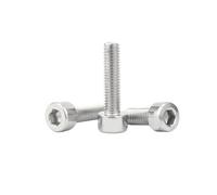 Cilky Vis à métal Lot de 20 vis à tête cylindrique hexagonale M2.5 M3 en Acier Inoxydable 304, Petite tête, diamètre 2,5 mm, 3 mm(5mm,M2.5)