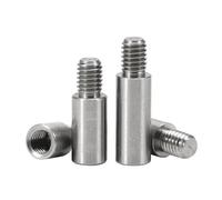Cilky Vis à métal Pilier fileté en Acier Inoxydable 304, 5 pièces, M6, vis d'espacement Ronde, entretoise, Colonne à tête Unique(35mm(5Pcs))