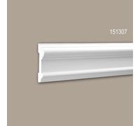 Cimaise 151307 Profhome Moulure décorative style Néo-Classicisme blanc 2 m