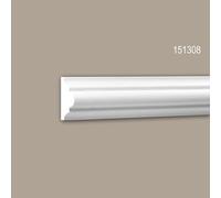 Cimaise 151308 Profhome Moulure décorative style Néo-Classicisme blanc 2 m
