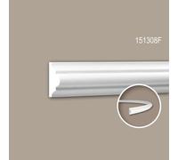 Cimaise 151308F Profhome Moulure décorative flexible style Néo-Classicisme blanc 2 m
