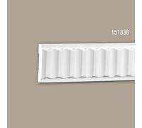 Cimaise 151338 Profhome Moulure décorative style Néo-Classicisme blanc 2 m