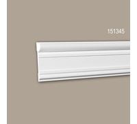 Cimaise 151345 Profhome Moulure décorative style Néo-Classicisme blanc 2 m
