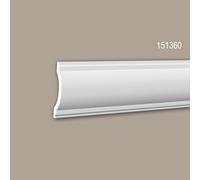 Cimaise 151360 Profhome Moulure décorative Moulure frise style Néo-Classicisme blanc 2 m