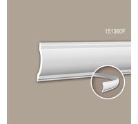 Cimaise 151360F Profhome Moulure décorative flexible style Néo-Classicisme blanc 2 m