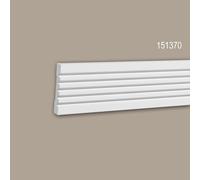 Cimaise 151370 Profhome Moulure polyuréthane décorative Moulure frise design moderne blanc 2 m