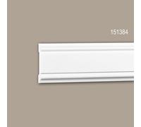 Cimaise 151384 Profhome Moulure décorative Moulure frise style Néo-Classicisme blanc 2 m