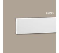 Cimaise 651363 Profhome Moulure décorative Moulure frise design moderne blanc 2 m