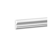 Cimaise 651400 Profhome Moulure décorative Moulure frise design intemporel classique blanc 2 m.
