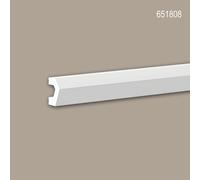 Cimaise Profhome 651808 Frise Moulure en stuc Moulure décorative design moderne blanc 2 m