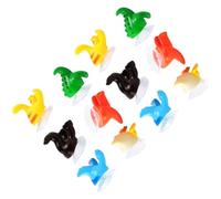 CIMAXIC 12 Pièces Crochet à Ventouse Queue D’animal Cartoon Décoratif | Plastique, Fixation Sûre et Pose Facile, Maintien Stable, Style Adorable, Usage Chambre, Dressing Couleur Aléatoire