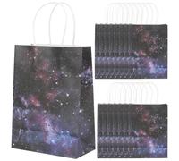 CIMAXIC 16pièces Sacs Cadeaux Étoiles Motif Espace pour Fêtes Anniversaire et Noël Sachets pour Bonbons Trousse Garnie et Occasions Festives