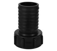 CIMAXIC Adaptateur 2 Pouces pour Réservoir IBC en Plastique Noir, Connecteur Robuste et Polyvalent pour Secteurs Industriels et Agricoles