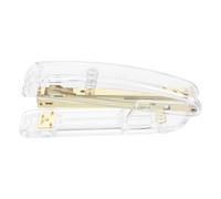 CIMAXIC Agrafeuse Performance Stable en Plastique Transparente Légère et Ressort Automatique pour Bureau à Domicile ou École