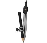 CIMAXIC Compas de Dessin en Métal pour Géométrie, Réglage à Vis | Porte-crayon Intégré, Pointe Aiguë et Charnière Robuste, pour Tracés Précis sur Cahiers et Blocs Couleur Aléatoire