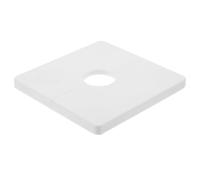 CIMAXIC Couvercle de Trou de Canalisation Pvc Blanc 12mm Léger et Décoratif pour Plomberie Intérieur et Extérieur Fête