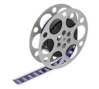 CIMAXIC Décoration de table en forme de bobine de film : Centre de table en forme de bobine de film - Accessoire de décoration pour une soirée cinéma - Thème cinéma - 18 cm / 7,09 pouces