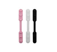 CIMAXIC Extension de Boucle pour Masque en Silicone Noir, Réglable Librement 3 Positions, Lot de 4 Pièces Pratiques pour Hommes et Femmes