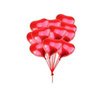 CIMAXIC Kit de Ballons en Aluminium de Cœur 29 Pièces pour Décoration Saint Valentin Facile à Gonfler pour Bar et Fête Romantique