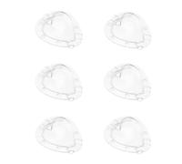 CIMAXIC Moule en Plastique Réutilisable de Cœur pour Fraises et Légumes, Lot de 6 Pièces, pour Jardin et Festival, Conserve Goût et Nutrition Originaux