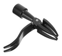 CIMAXIC Outil Extracteur Manuel de Désherbage, Fourche pour Racines, Noir | Fer et Alliage D’aluminium, Manche Bambou Poli, Extraction en Profondeur, pour Pissenlits et Herbes Style Aléatoire