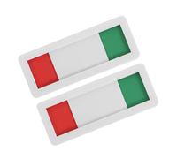 CIMAXIC Panneaux Coulissants Indicateurs de Statut pour Bureau en Acrylique 2pcs Design Slider, Panneau Ouvert/fermé pour Réunions au Bureau ou Cabinets