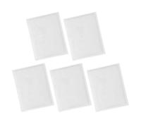 CIMAXIC Pochettes à Fiches pour Bibliothèque 5 Pièces Porte-cartes Transparent en Pvc Pochettes Adhésives pour Étiquettes D'index